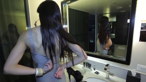 Interracial banging adorable asian