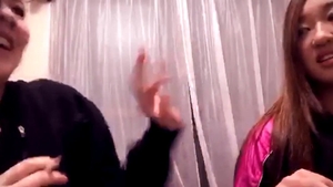 Perfect japanese 18 yr old smoking on web-cam