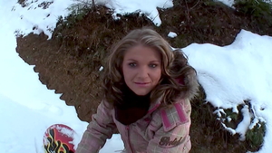 Deutsch brunette goes wild on cock HD