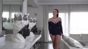 Big tits brunette hard sex HD