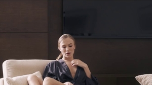 Lesbians Antonia Sainz wearing panties orgasm