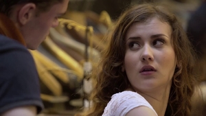 Mina Sauvage condom reverse cowgirl