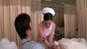 Petite Iori Kogawa nurse threesome sex tape