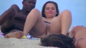 Blonde spanking on vacation