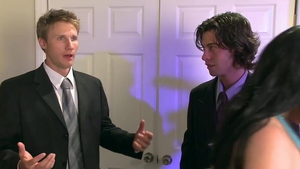 Big tits pawg Seth Gamble group sex at the party