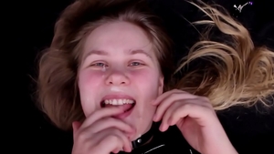 Big ass european blonde has a taste for cock sucking