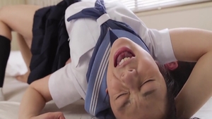 Super hot asian teen has a thing for real sex