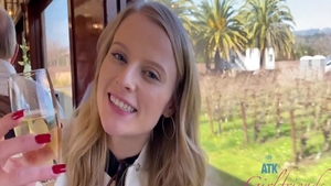 Beautiful and young Paris White teasing in Paris