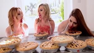 Fetish hard pounding alongside Veronica Vain and Katy Kiss