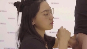 Very cute teen chick japanese June Liu deepthroat