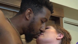 Sex in company with big tits ebony BBW Mylie Moore