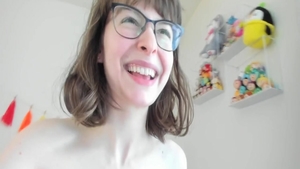 Hottest busty babe masturbating on live cam