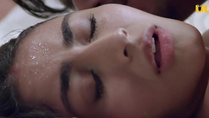 Sex scene in company with tight teen chick