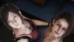 3d evil and big tits Jill Valentine female orgasm