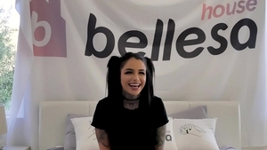 Plowing hard in the company of shaved supermodel Nikki Hearts