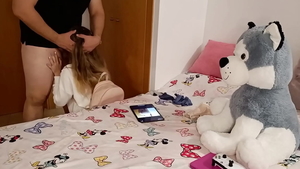 Busty teen chick enjoys nailing