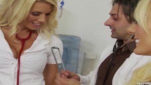 Gorgeous british babe gangbang in hospital