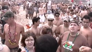 Real sex in the company of big tits brunette