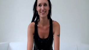 Czech blowjob after interview HD