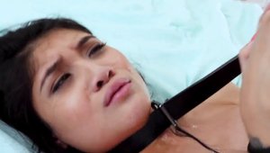 Teen chick fetish sex with toys in the toilet