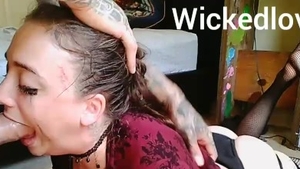 Deepthroat escorted by amateur