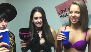 Dare Dorm: 18 yr old nailed rough at the party
