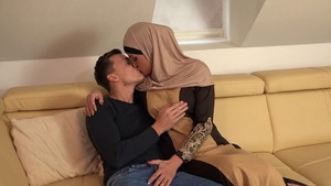 Fucking hard alongside tattooed arab babe